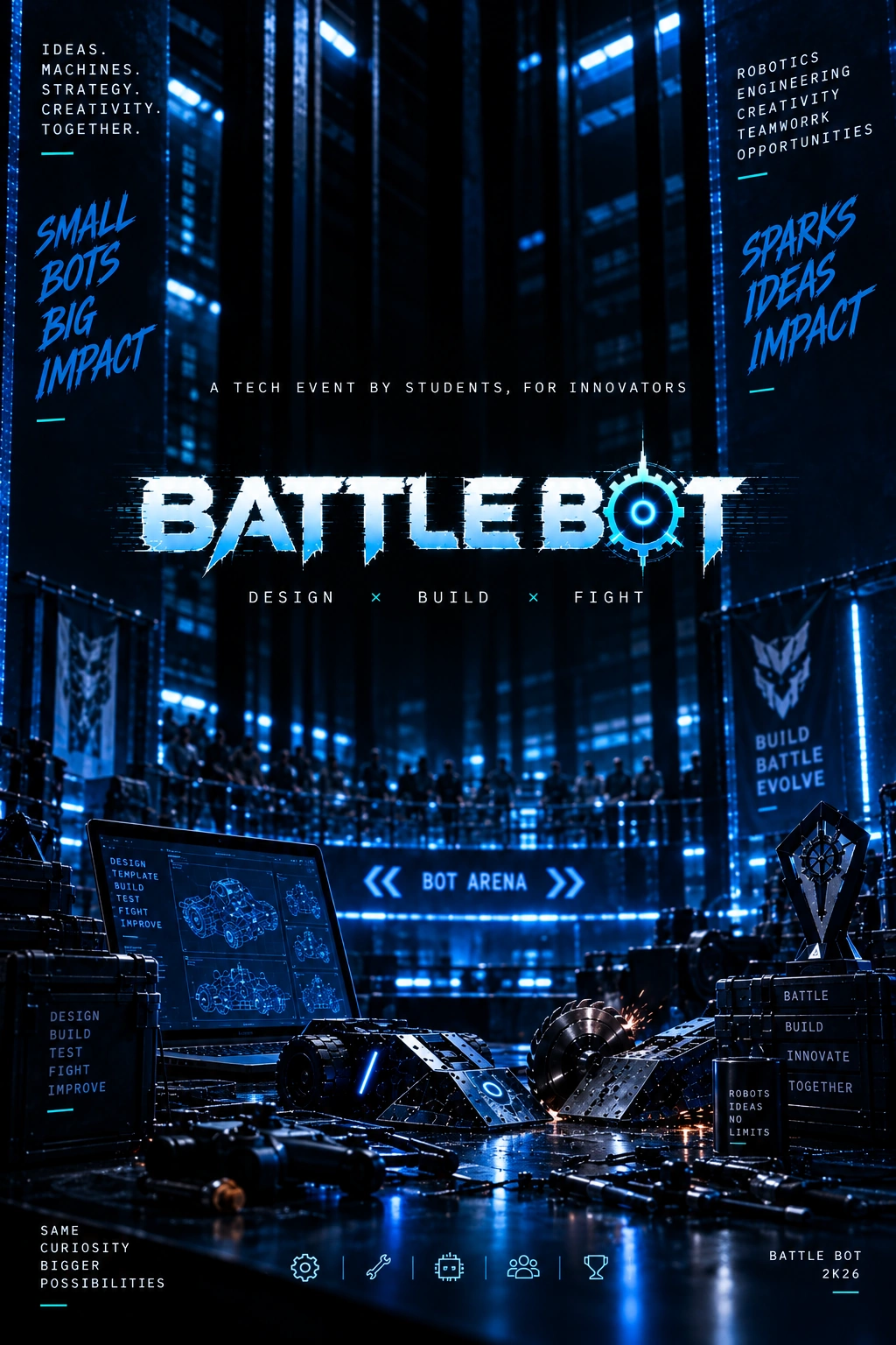 Battle Bot event visual