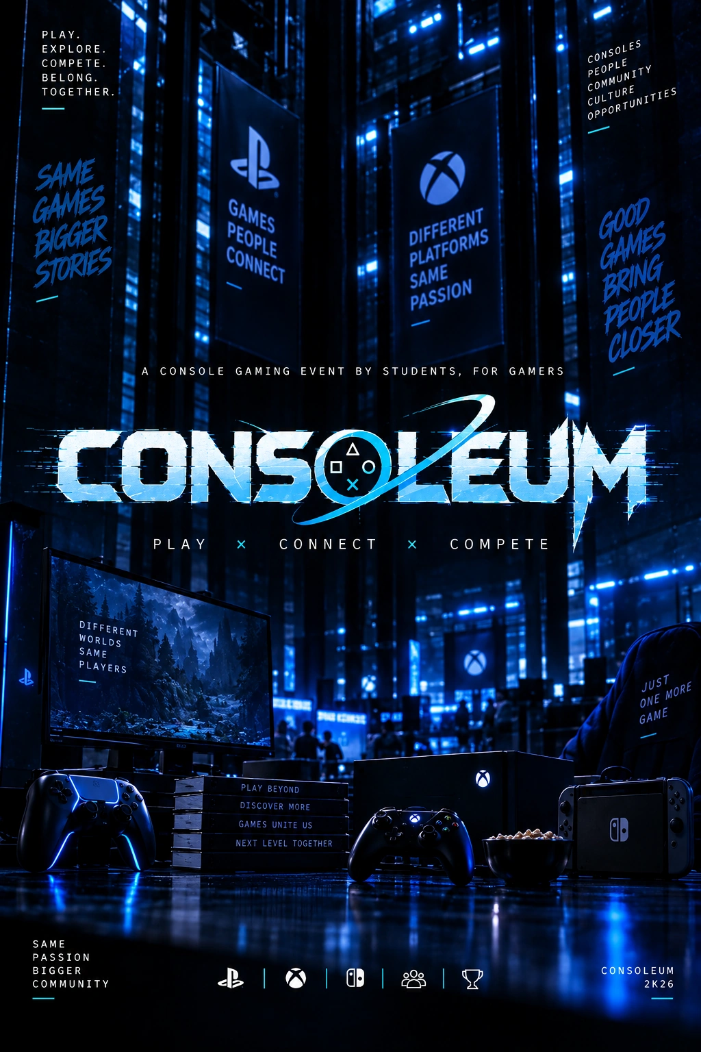 Consoleum event visual
