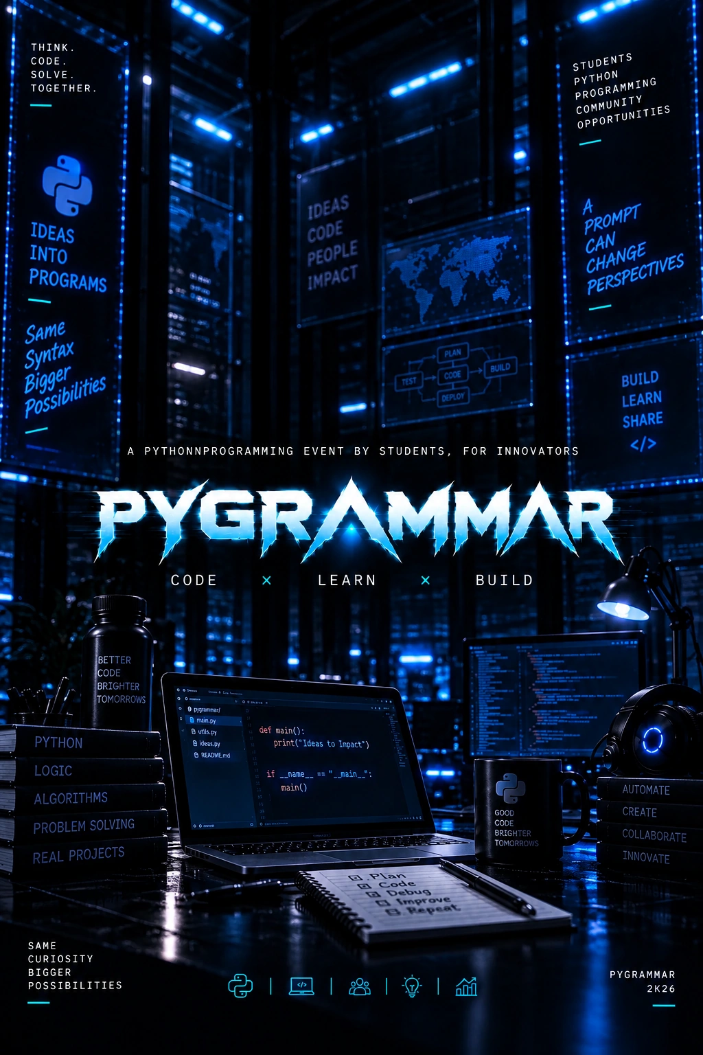 PyGrammar event visual